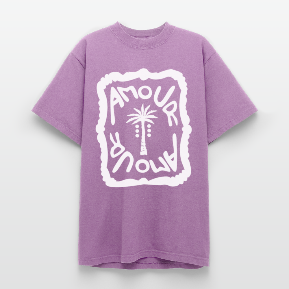Amour Dyed T-Shirt Unisex - lilac