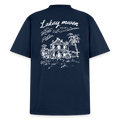 Lakay Mwen Dyed T-Shirt Unisex - navy