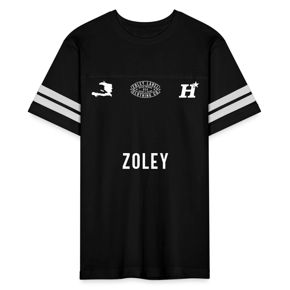 Haiti Vintage Sport T-Shirt - black/white