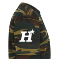 Haitian American Army Camo Tee - green camo