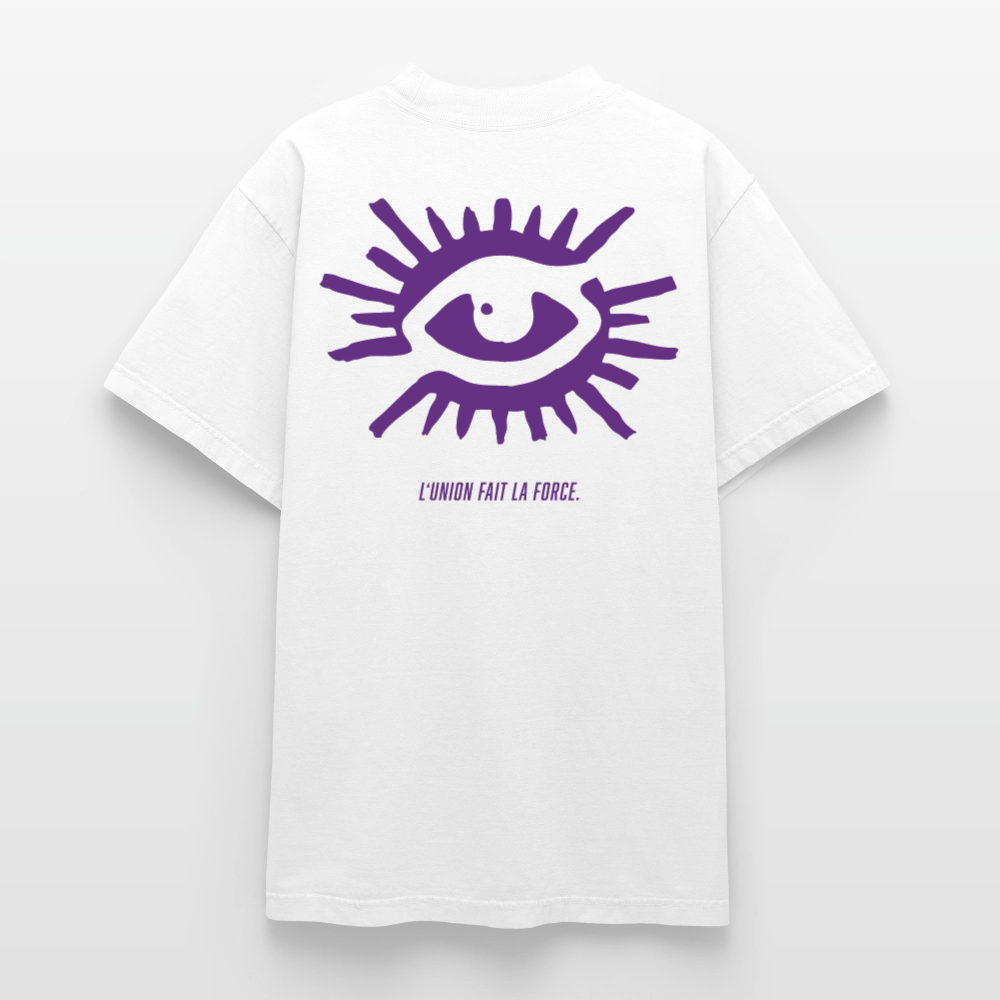 Eye of Hope Dyed T-Shirt Unisex - white