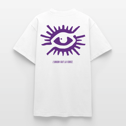 Eye of Hope Dyed T-Shirt Unisex - white