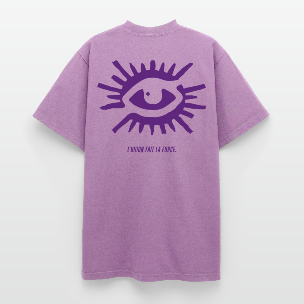 Eye of Hope Dyed T-Shirt Unisex - lilac