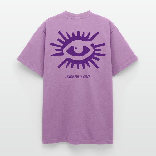 Eye of Hope Dyed T-Shirt Unisex - lilac