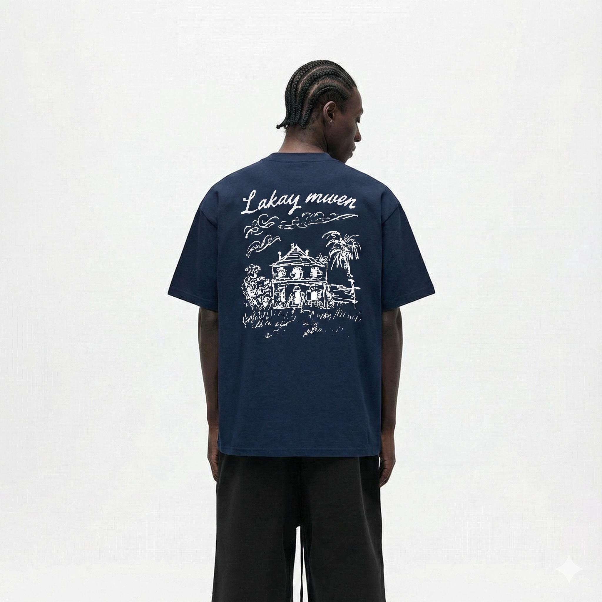 Lakay Mwen Dyed T-Shirt Unisex